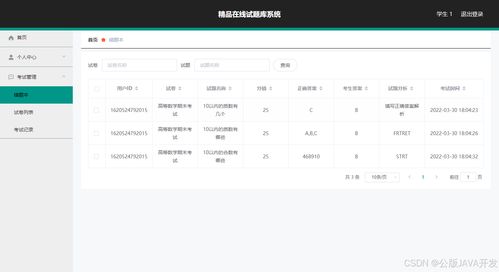精品在線試題庫系統設計與實現 源碼 lw 部署文檔 講解等